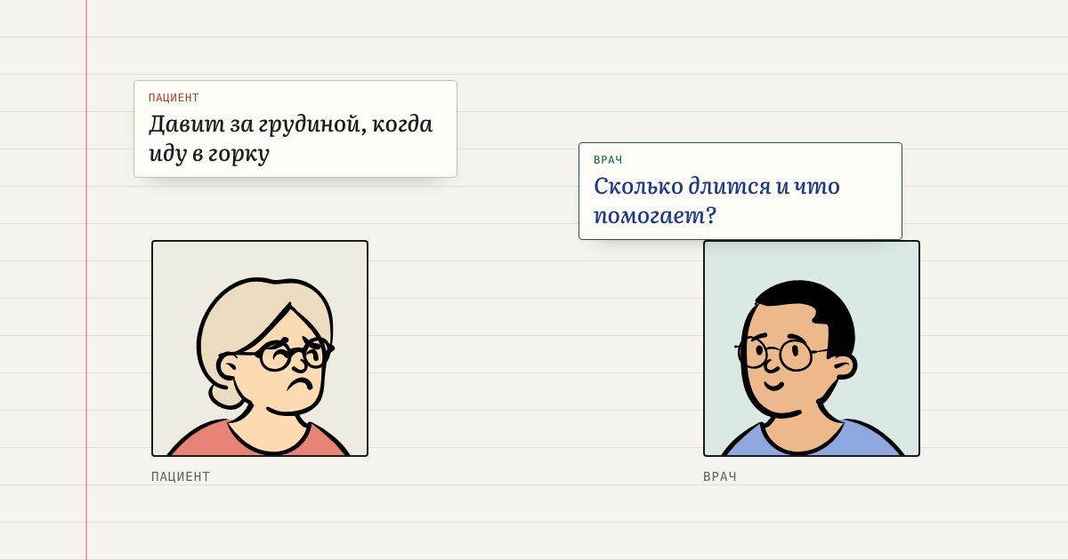 Давит за грудиной, когда иду в горку — Сколько длится и что помогает?